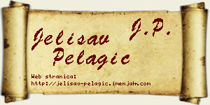 Jelisav Pelagić vizit kartica